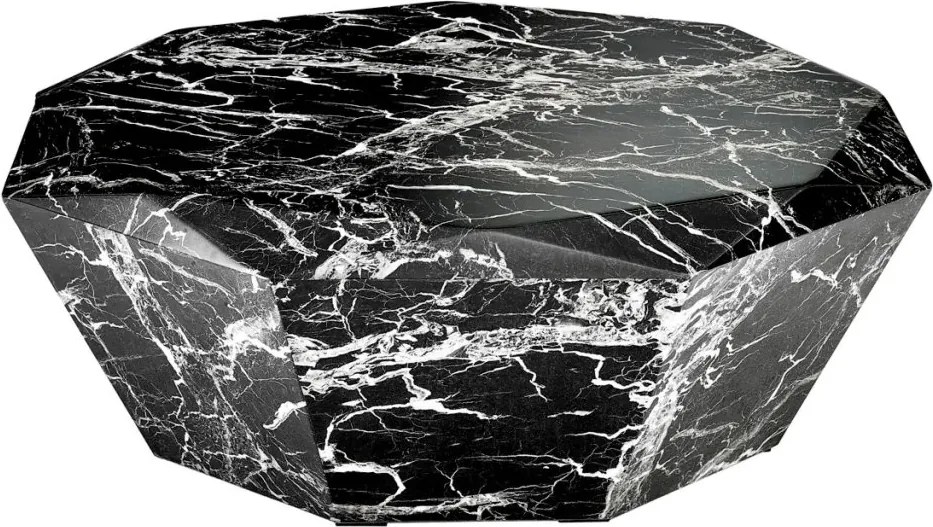 Masuta Living LUX din marmura artificiala neagra Diamond 110662 HZ