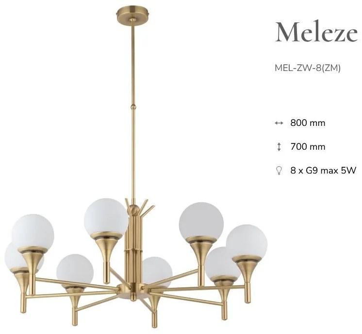 Lustra deosebita design LUX realizat manual MELEZE 8L