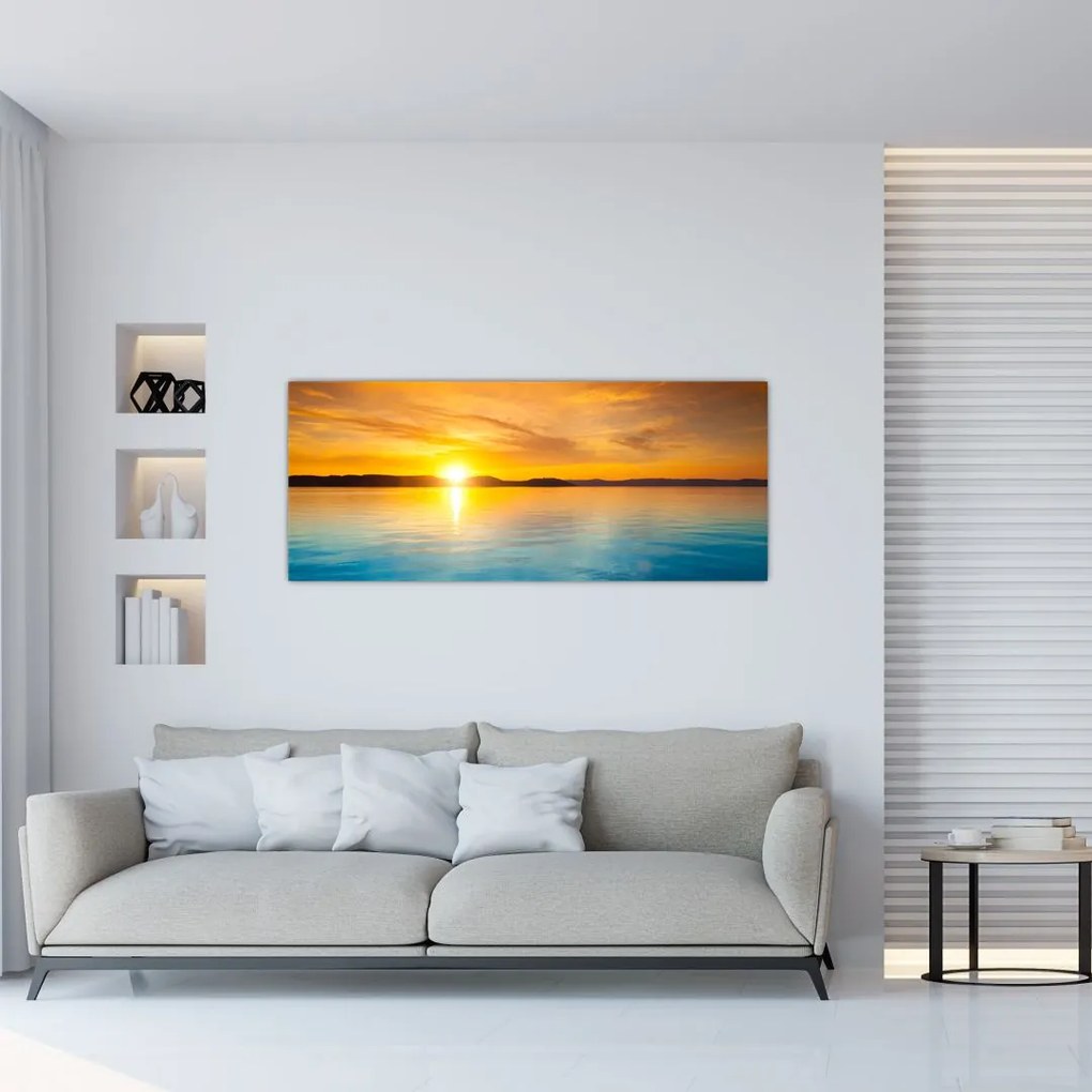 Tablou cu răsărit de soare (120x50 cm)