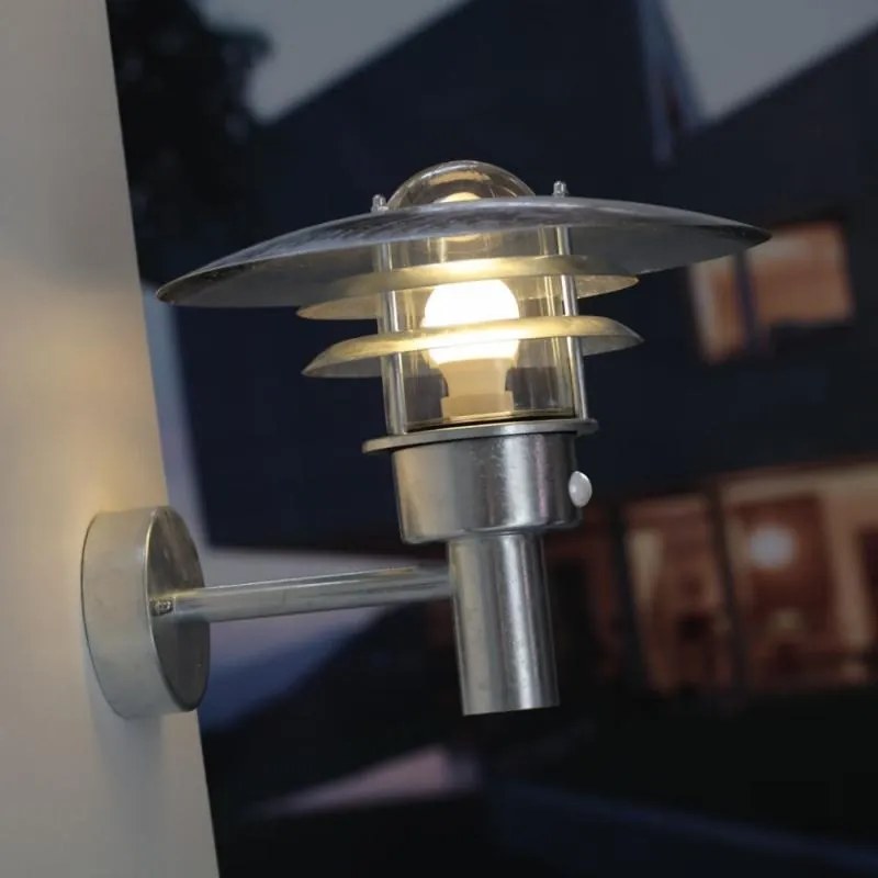 Aplica de perete exterior cu senzor IP44 Lonstrup 22 GS 71432031NL