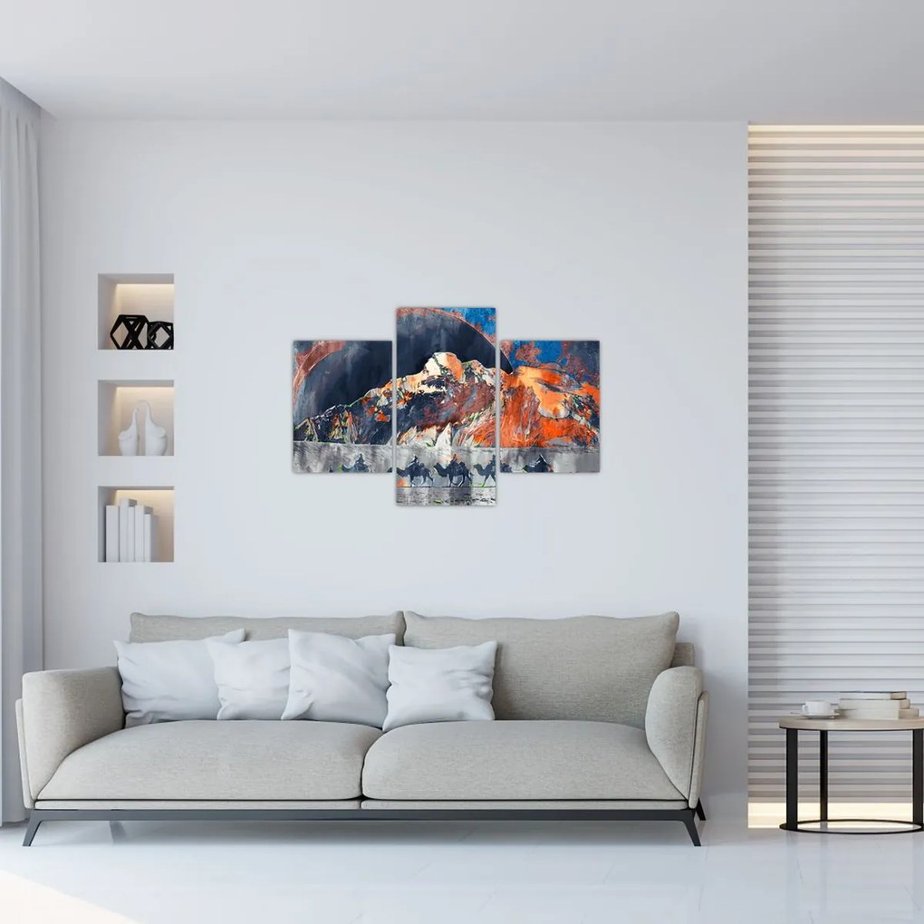 Tablou - Ilustrație de sweathouses (90x60 cm)