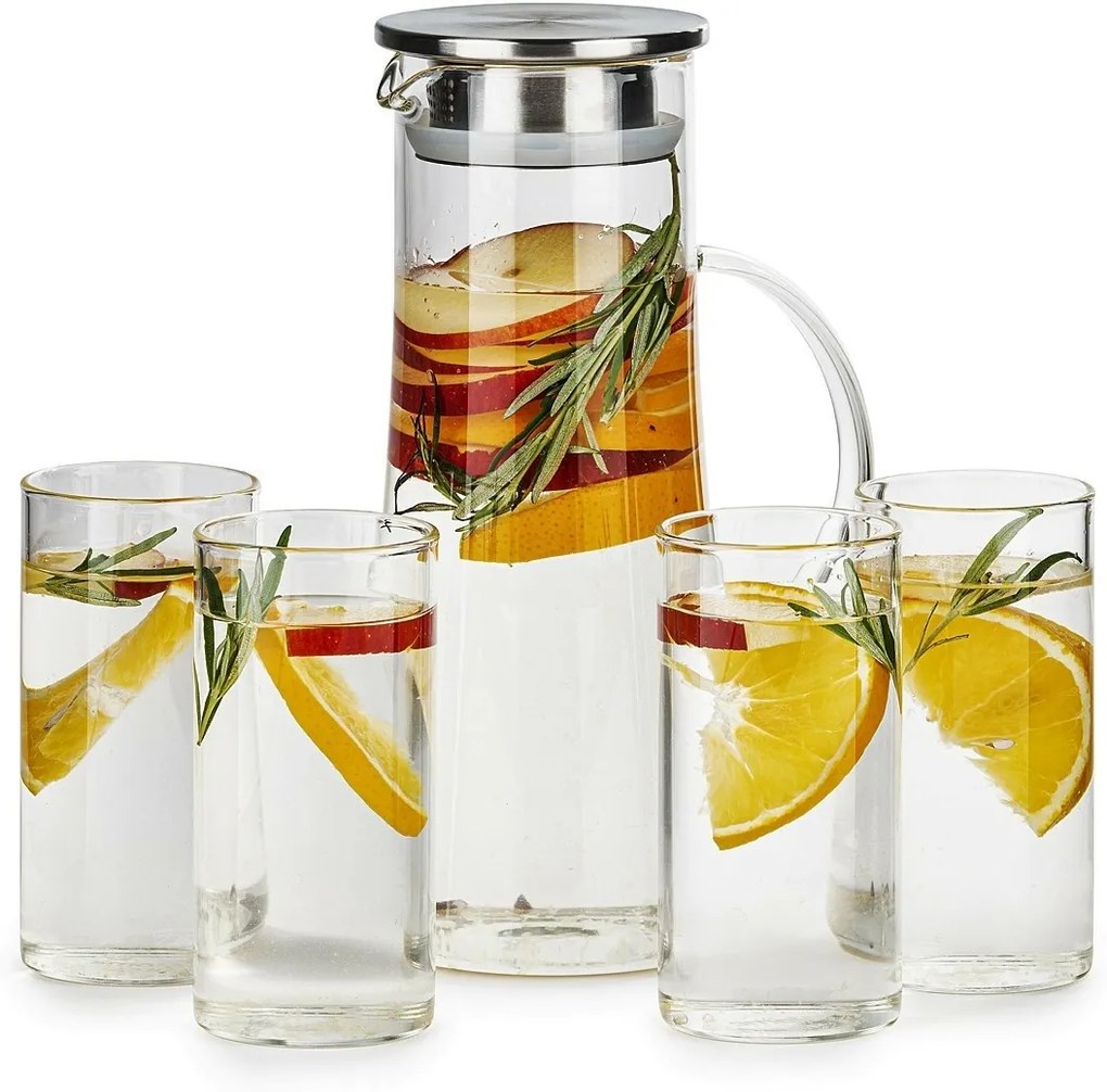 Set carafă și 4 pahare 4Home Summer Hot&Cool