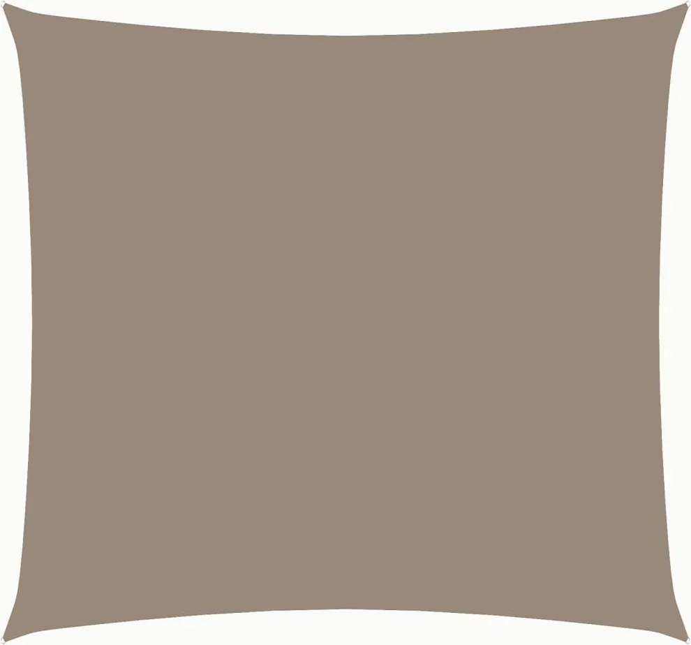 vidaXL Parasolar, gri taupe, 2,5x2,5 m, țesătură oxford, pătrat