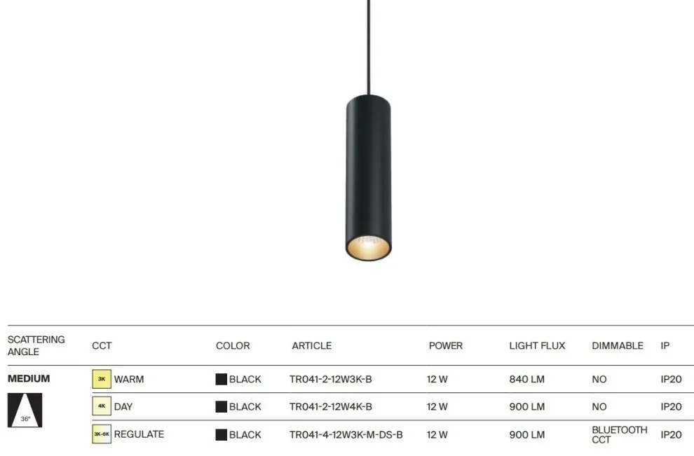 Pendul LED, accesoriu pentru sina magnetica Exility, Focus Smart 12W