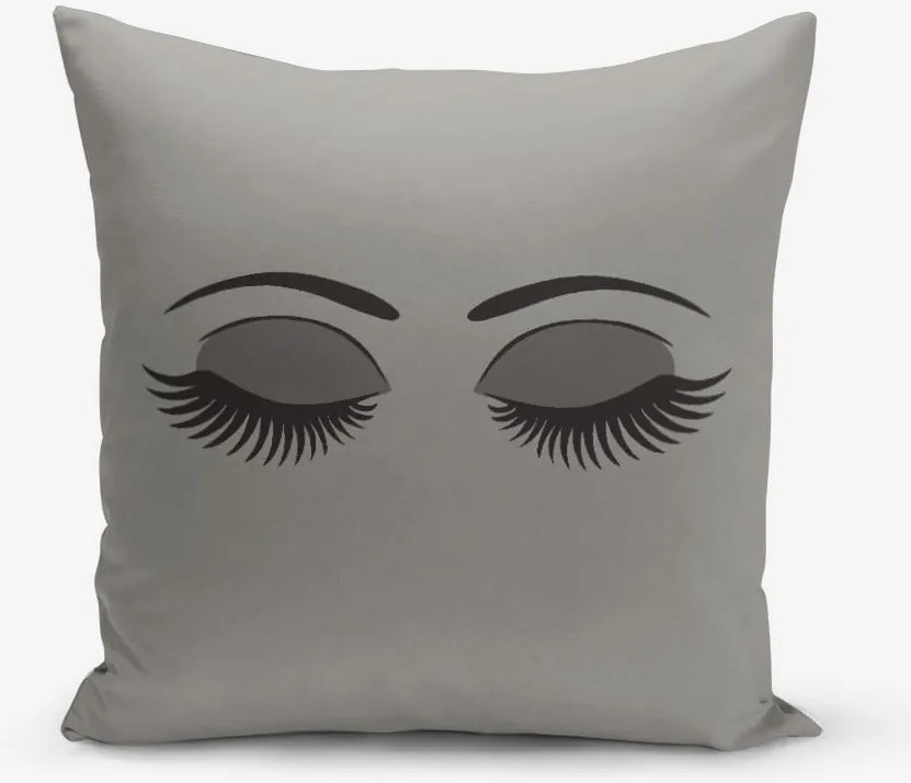 Față de pernă Minimalist Cushion Covers Lash, 45 x 45 cm, gri