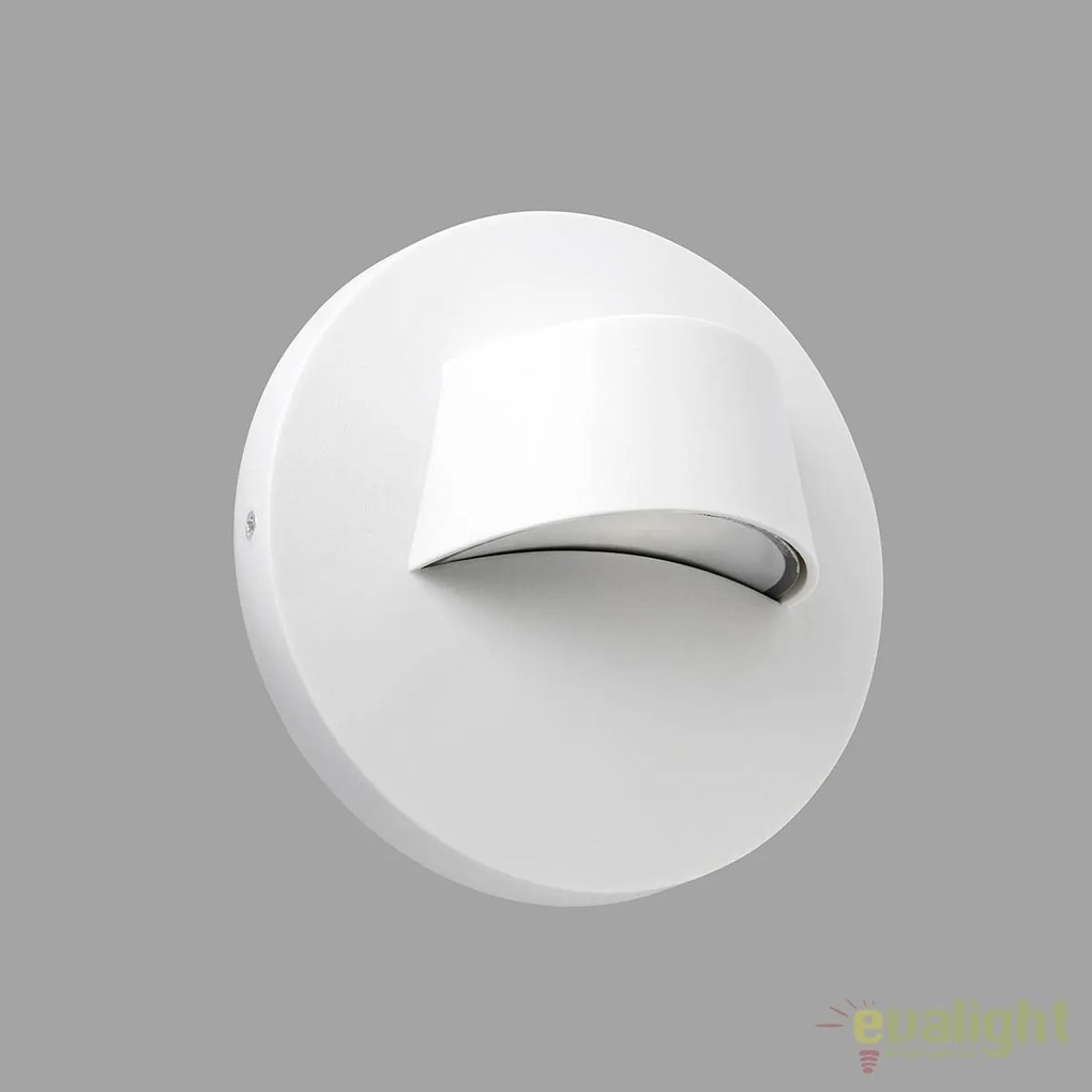 Aplica LED iluminat exterior design minimalist BROW alba 70408