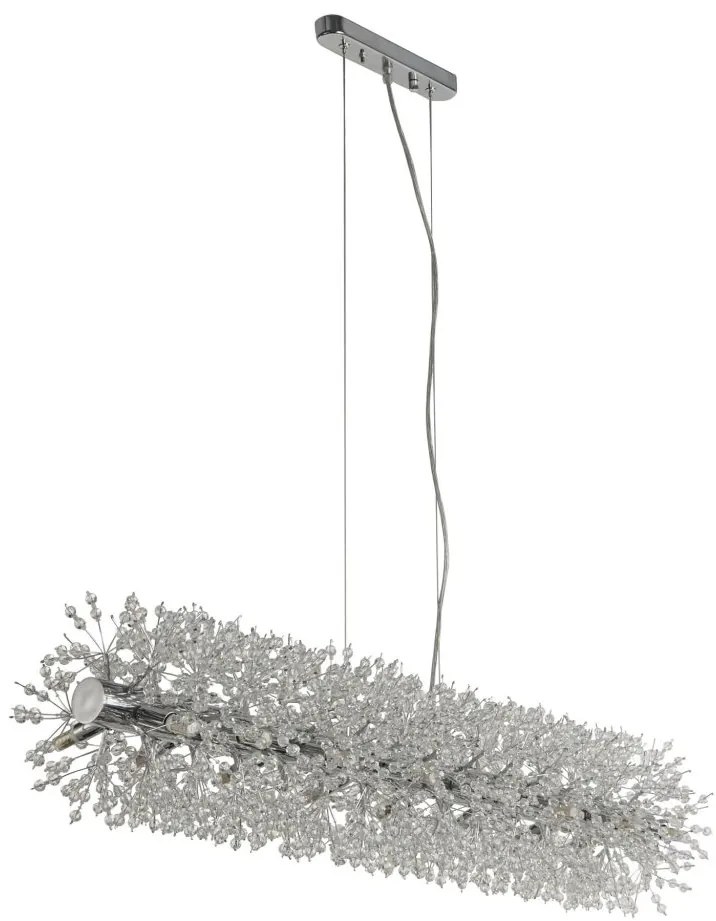 Lustra suspendata design deosebit din margele din sticla Sunburst 16Lt