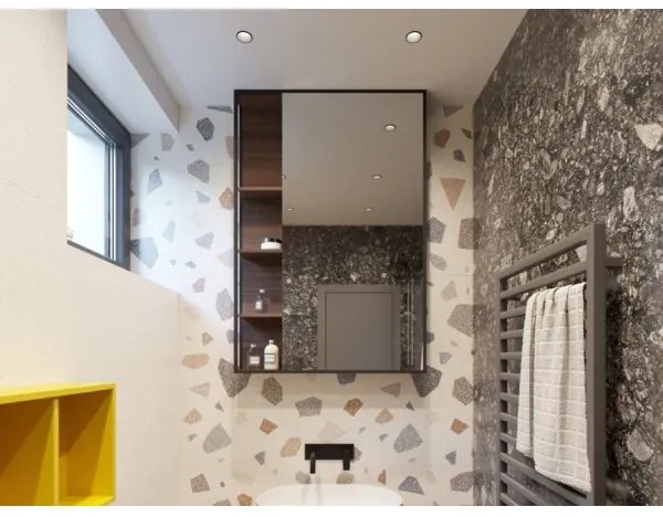 Plafonieră LED încastrată pentru baie RAY LED/10W/230V neagă IP44 LED2