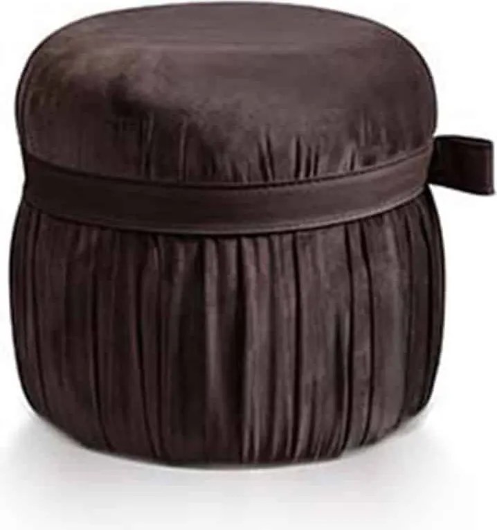 Taburet lemn masiv Tod, 42 × 40 × 42 cm - Ø40 x H42 cm
