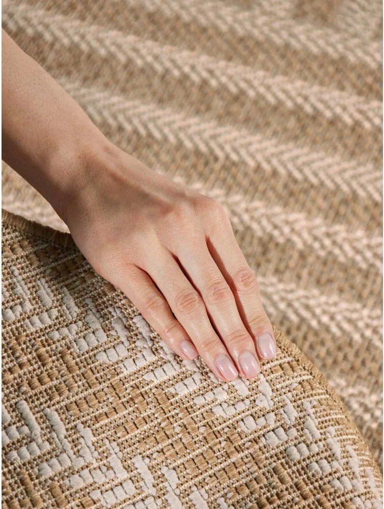 Covor pentru exterior și interior crem/în culoare naturală 160x230 cm Haringey Woodfield – Ted Baker