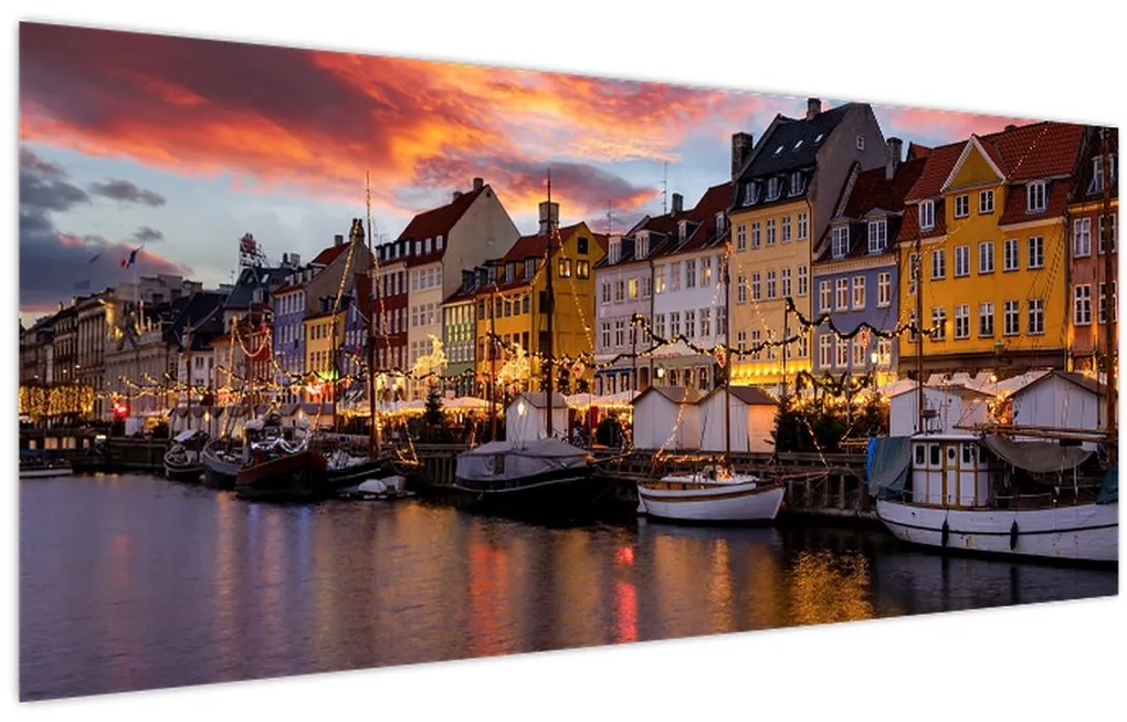 Tablou - Nyhavn, Copenhaga (120x50 cm)