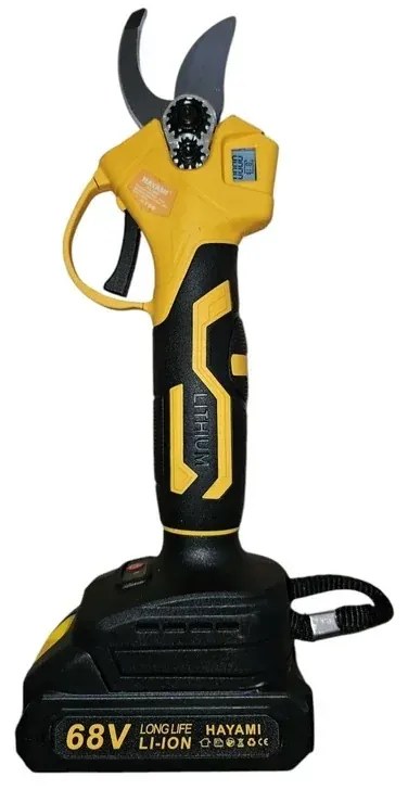 Foarfecă de grădină cu acumulator HAYAMI HA-1040 + cutie + 2 baterii