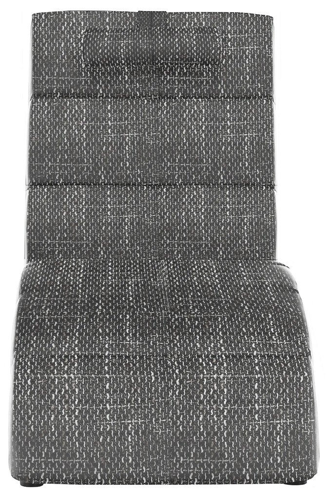Fotoliu pentru relaxare, material textil gri, LONG