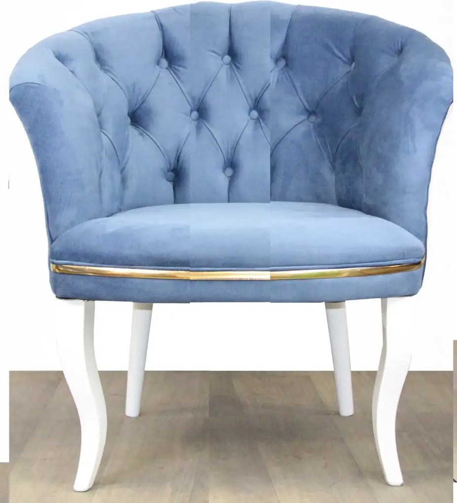 Set canapea Milano Relax 2+1, Homs textil albastru