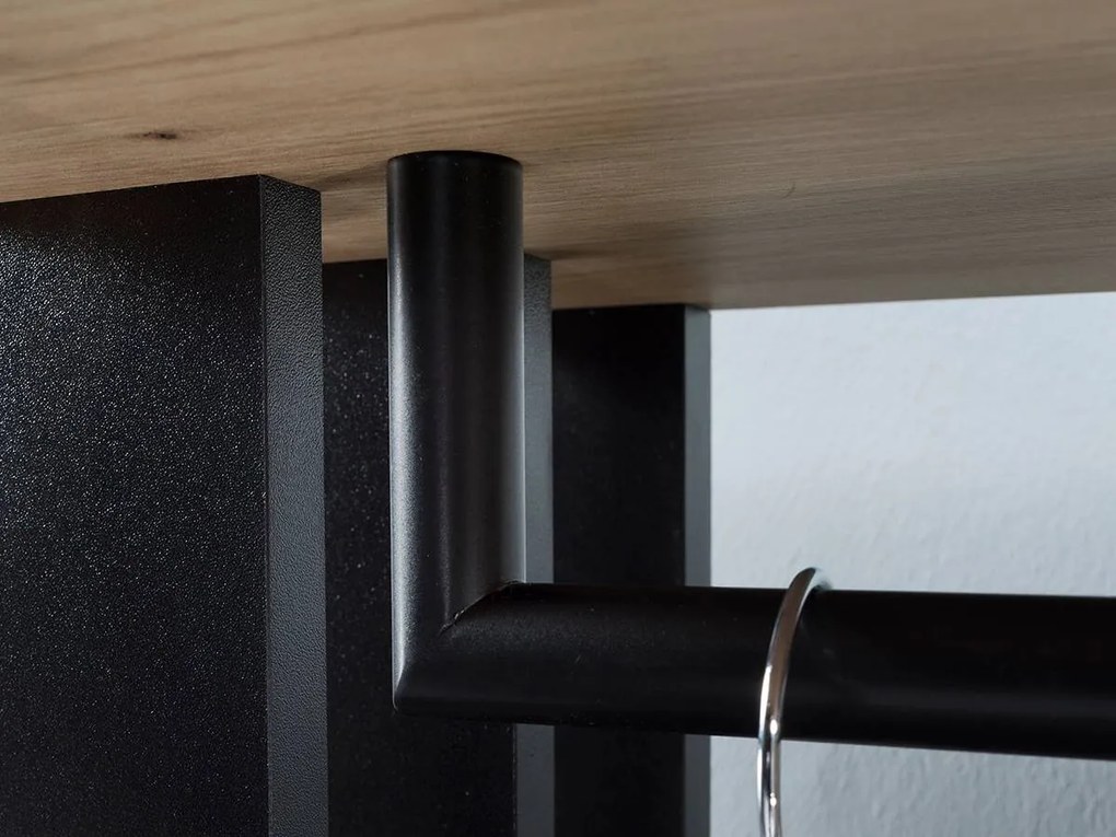 Hol Milan (Stejar artisan + negru). 1055369