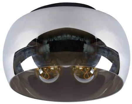 Plafonieră Lucide 45101/40/65 OLIVIA 3xE27/40W/230V d. 40 cm negru