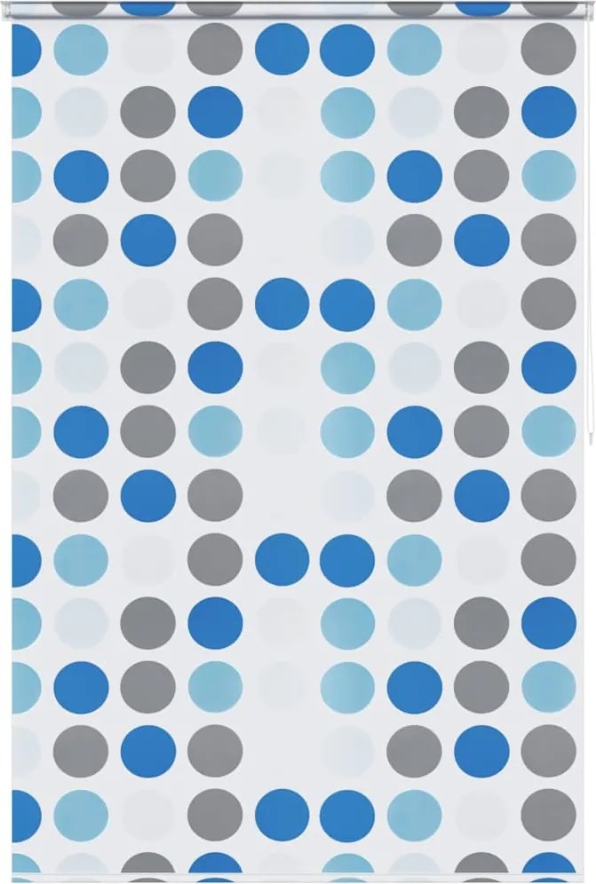 vidaXL Roletă perdea de duș 160x240 cm Model cercuri