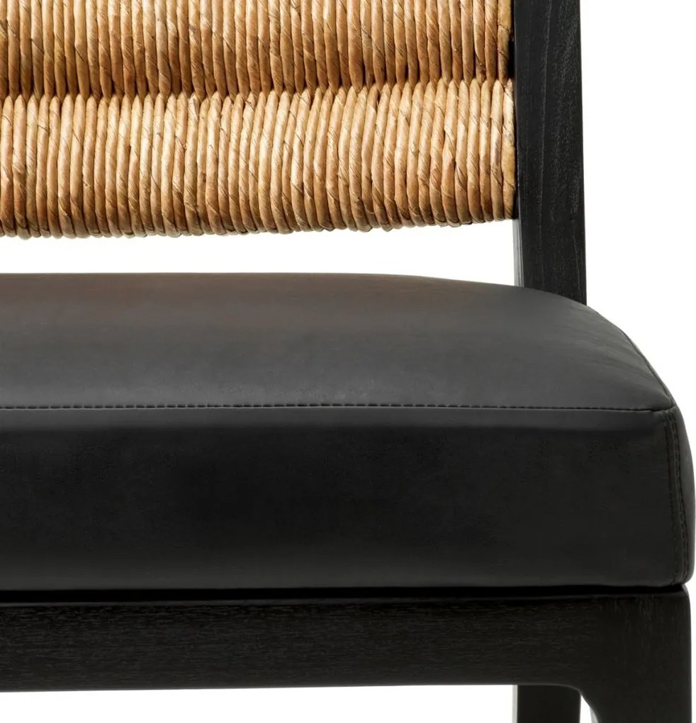 Scaun design LUX, Lemn, Piele Naturala, Luberon