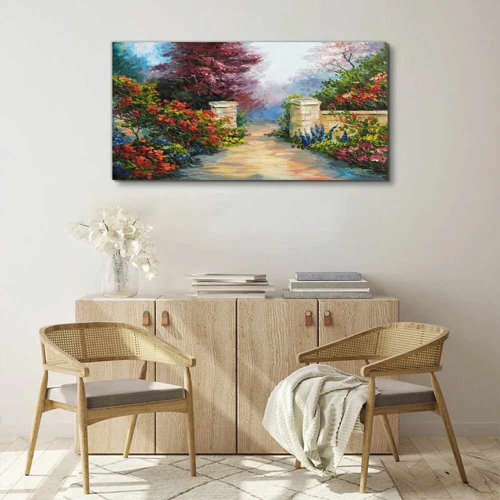 Tablou canvas perete cu flori de copac