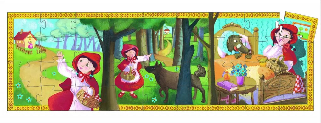 Puzzle Djeco Scufita rosie