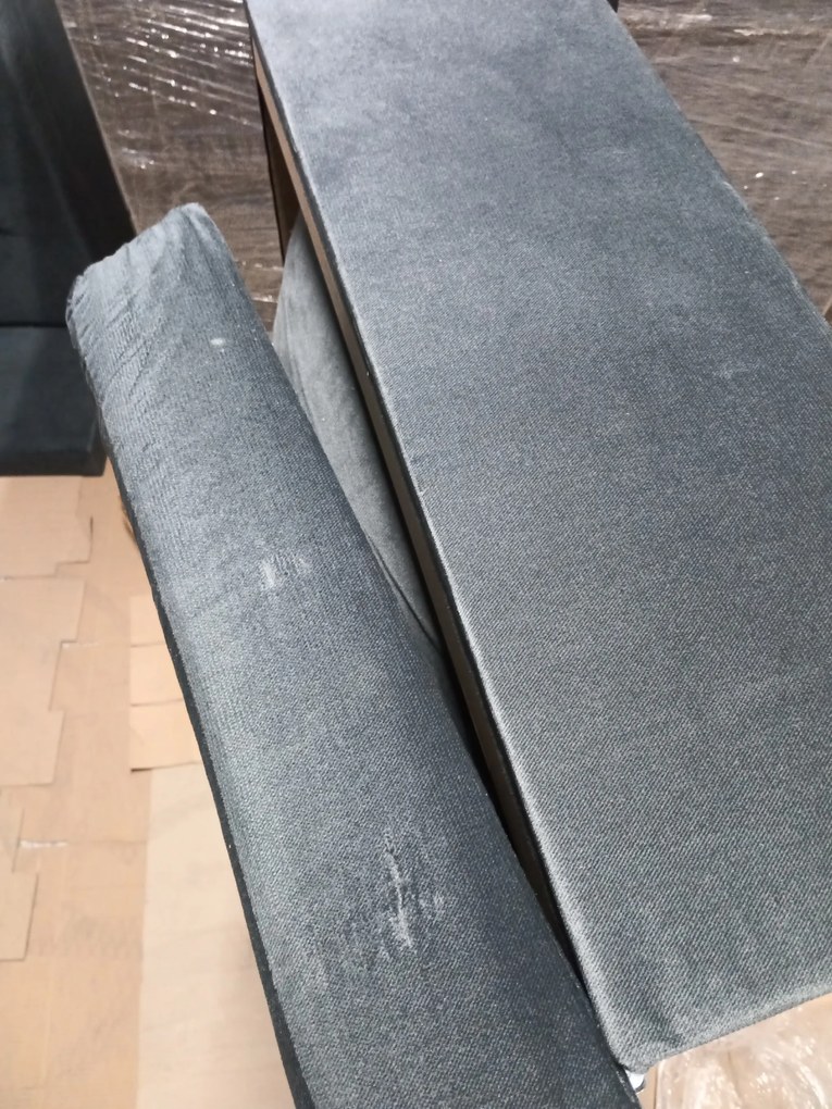 Reducere Canapea Coltar Extensibila ZENA, Gri Inchis, Reversibila Calitate II