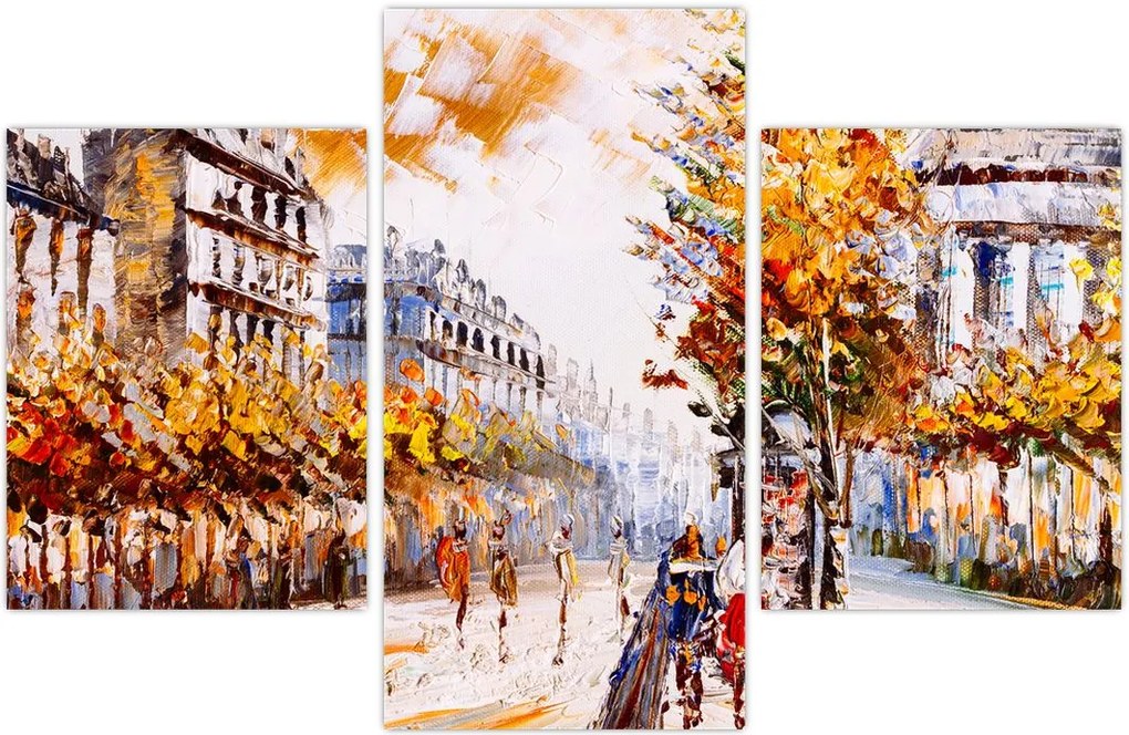 Tablou - Strada din Paris (90x60 cm)