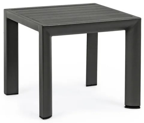 Set 2 masute de cafea pentru gradina, metal, antracit, 40x40x35 cm, Cruise Bizzotto