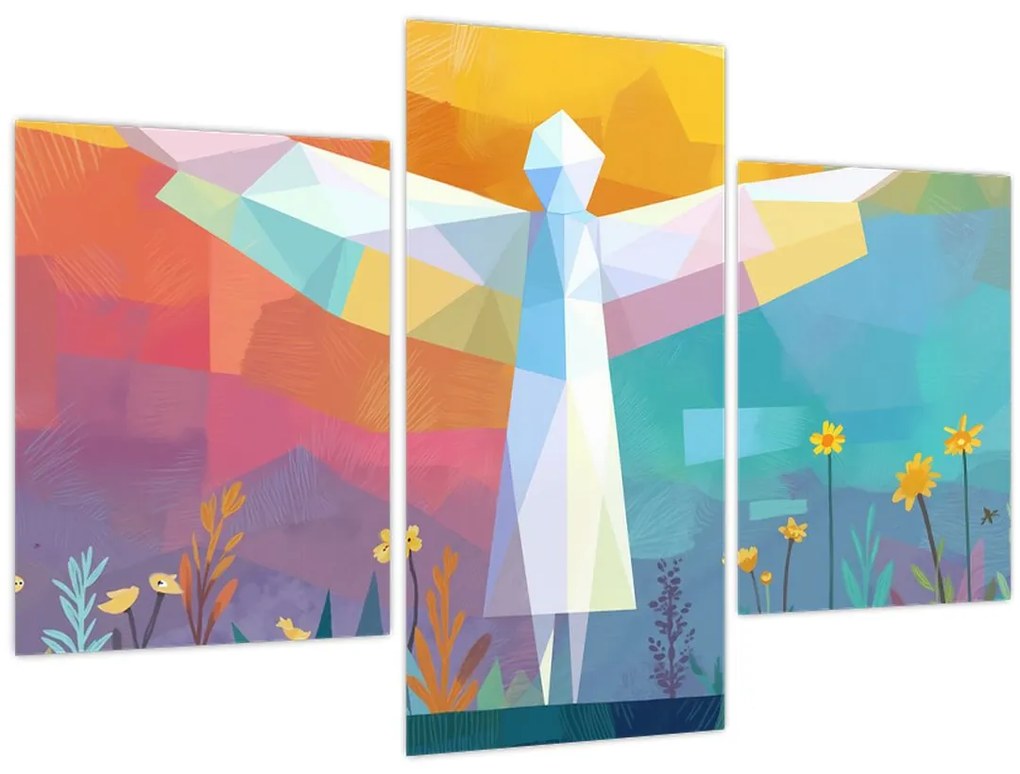 Tablou - Păzitorul florilor (90x60 cm)