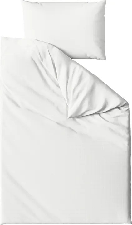 Lenjerie de pat creponata DENYX alba Dimensiune lenjerie de pat: 70 x 90 cm | 140 x 200 cm