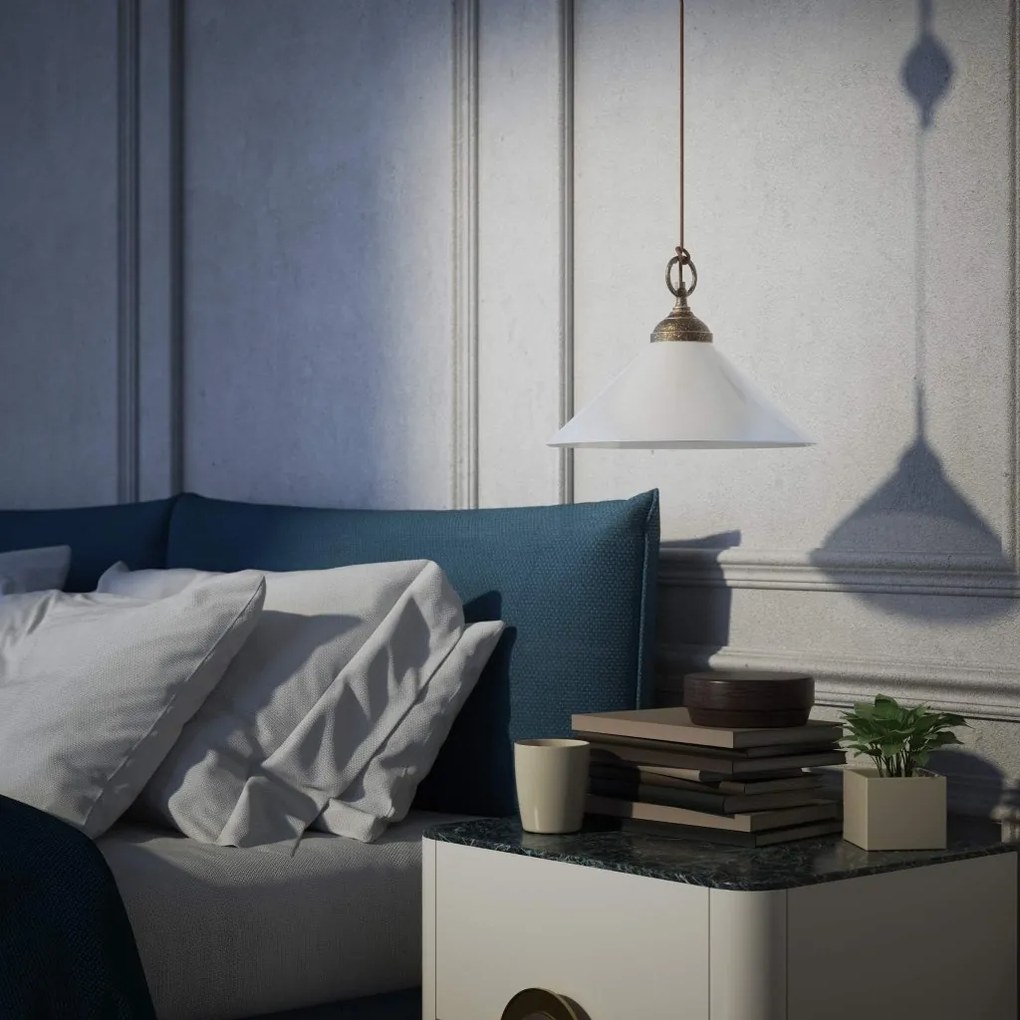 Lustra stil clasic italian din alama cu scripete Fiordo