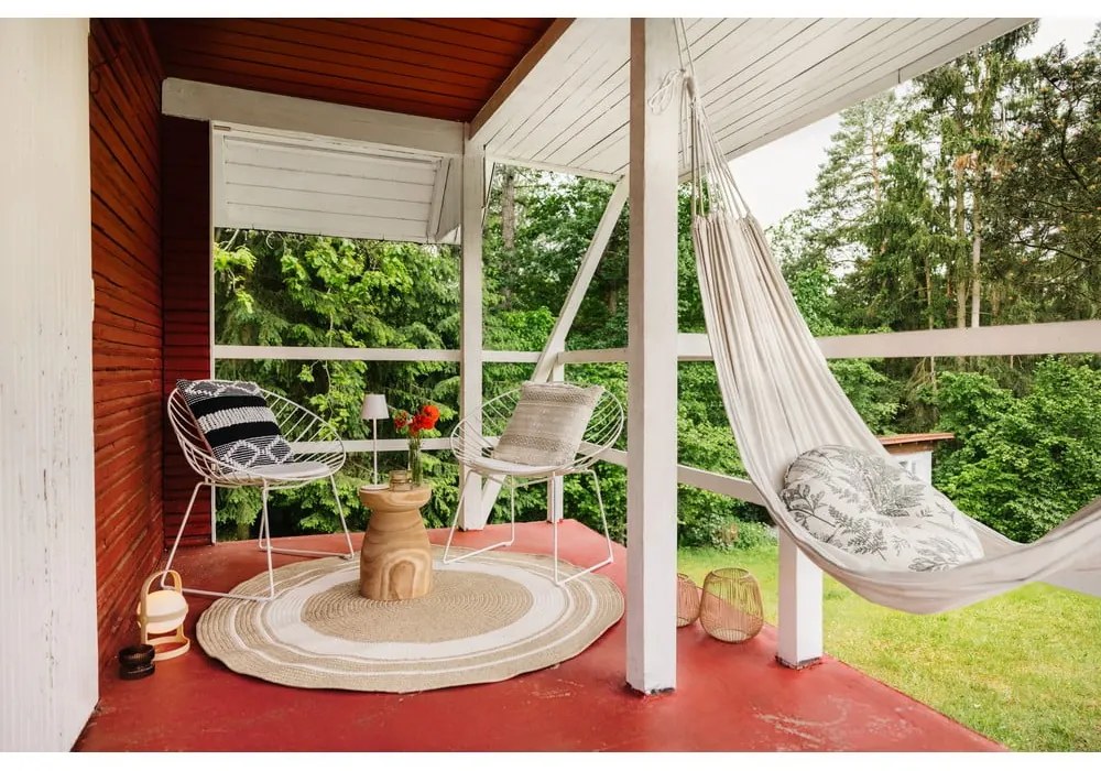 Covor rotund de exterior în culoare naturală ø 150 cm - NORTHRUGS