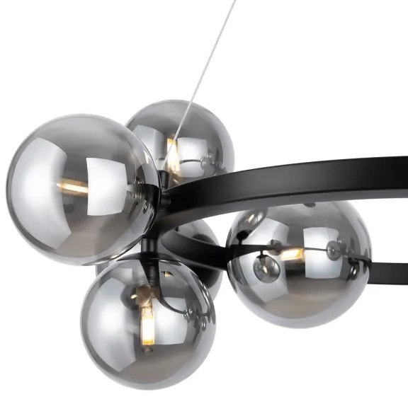 Lustră pe cablu Maytoni MOD545PL-11B DALLAS 11xG9/28W/230V negru