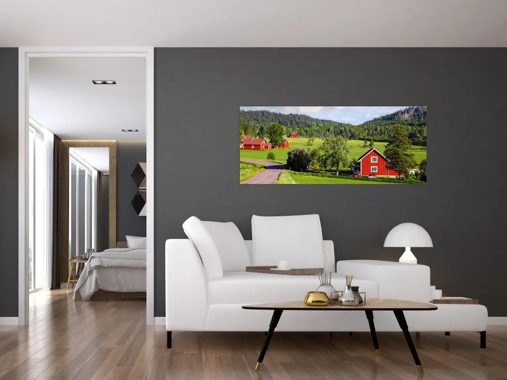 Tabloul cu țară (120x50 cm)