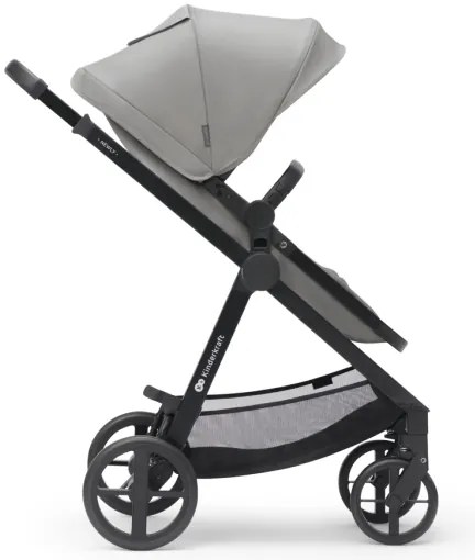Cărucior de copii combinat 3 în 1 KINDERKRAFT NEWLY Moonlight grey + scaun auto MINK PRO