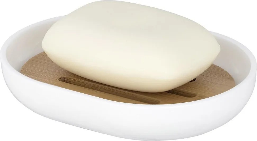 Săpuniera POSA din bambus și plastic, în stil scandinav - WENKO