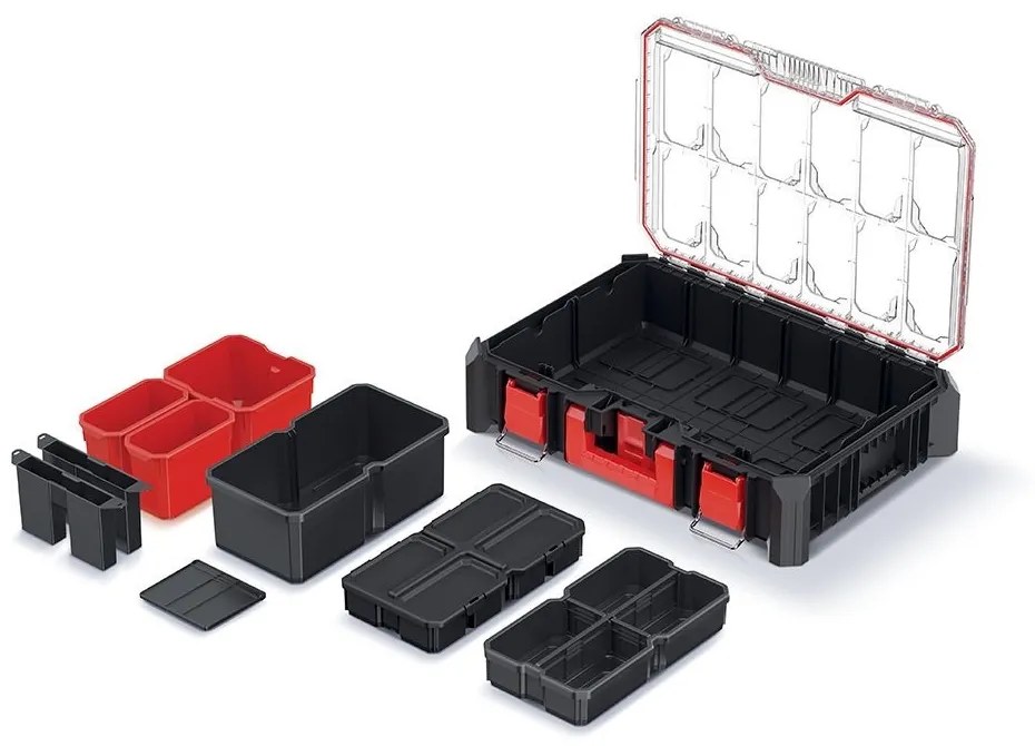 Organizator C, 54,3 cm, inaltime cu cutii, negru