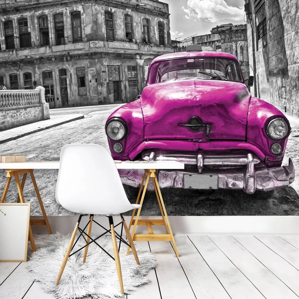 Fototapet - Mașină Vintage Cubaneză (152,5x104 cm)