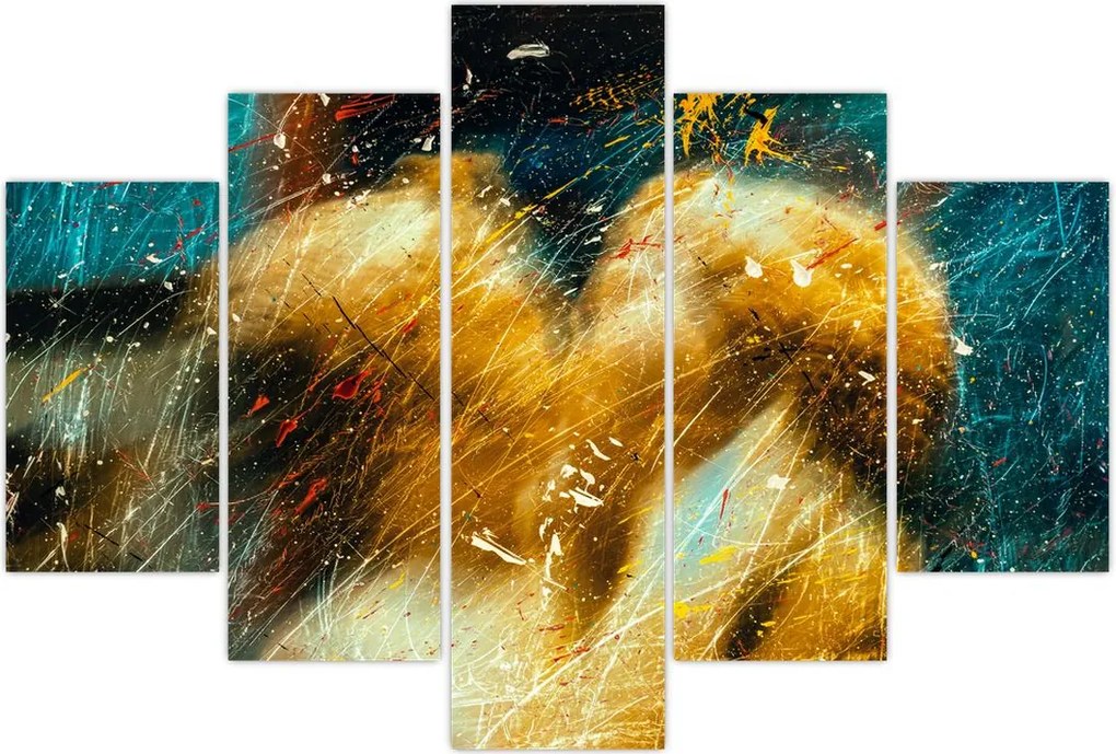 Tablou - Îngerii sărutăndu-se (150x105 cm)