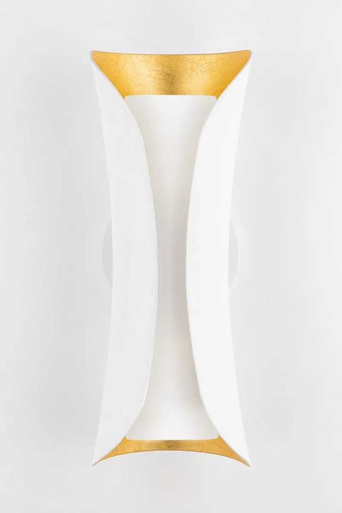 Aplica de perete design modern JOSIE alb/foita aurie