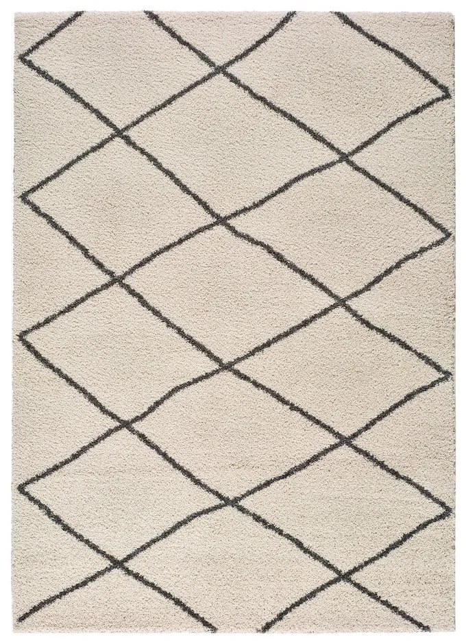 Covor Universal Atlas Geo, 160 x 230 cm, alb