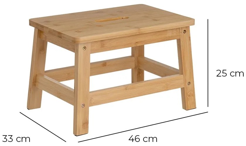 Scaun în culoare naturală din bambus – Casa Selección