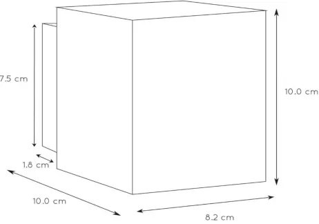 Lucide 23253/01/30 - Aplica perete XERA 1xG9/42W/230V negru