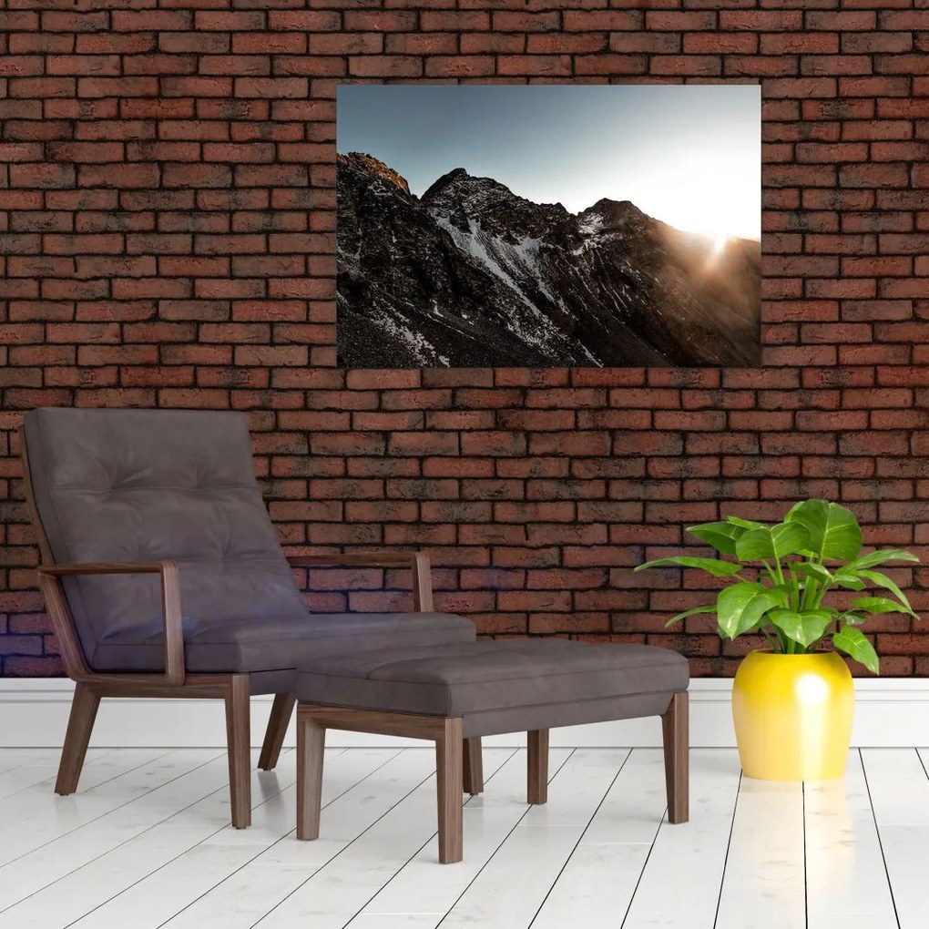 Tablou - Lanț de munți stâncos (90x60 cm)