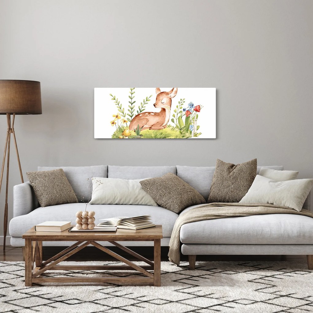 Tablou - Micuțul cerb (120x50 cm)