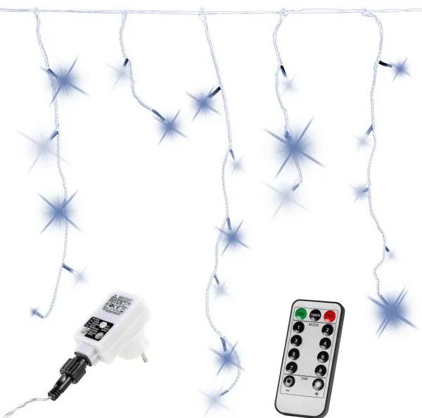 Instalație de Crăciun ploaie-5m,200 LED,alb rece+controler