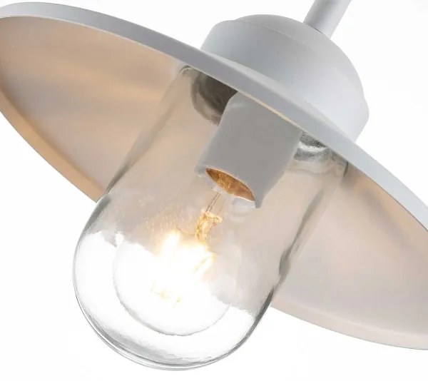 Elstead KLAMPENBORG-WHT- Lampă de exterior KLAMPENBORG, 1xE27/60W/230V, IP44, albă