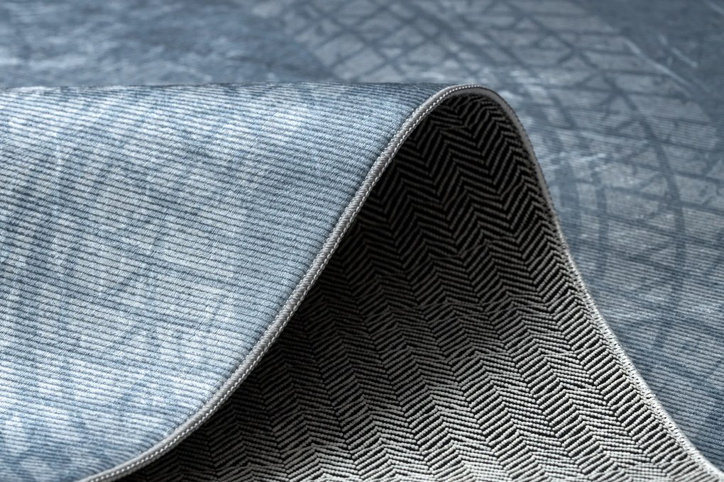 BAMBINO 41730 covor lavabil Mașină, cursă pentru copii anti-alunecare - gri / albastre