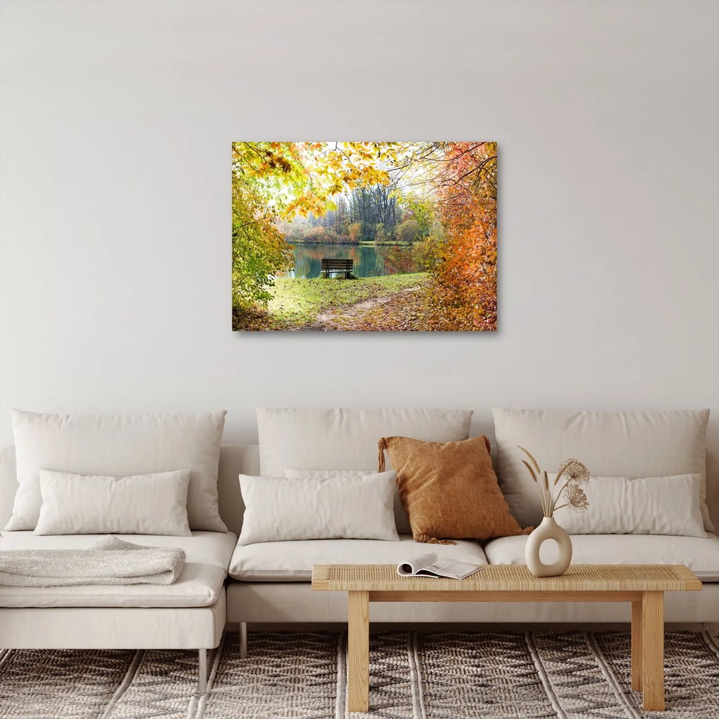 Tablou cu pescărie (70x50 cm)