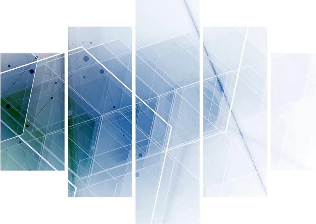 Tablou - Figuri geometrice (150x105 cm)