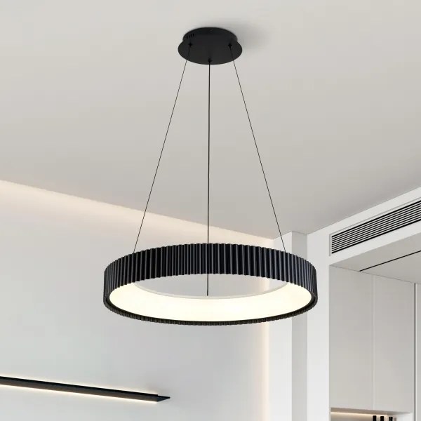 Brilagi FALCON MODERN - lustră LED reglabilă suspendată pe cablu, 54W, 230V, 60 cm, negru, telecomandă inclusă